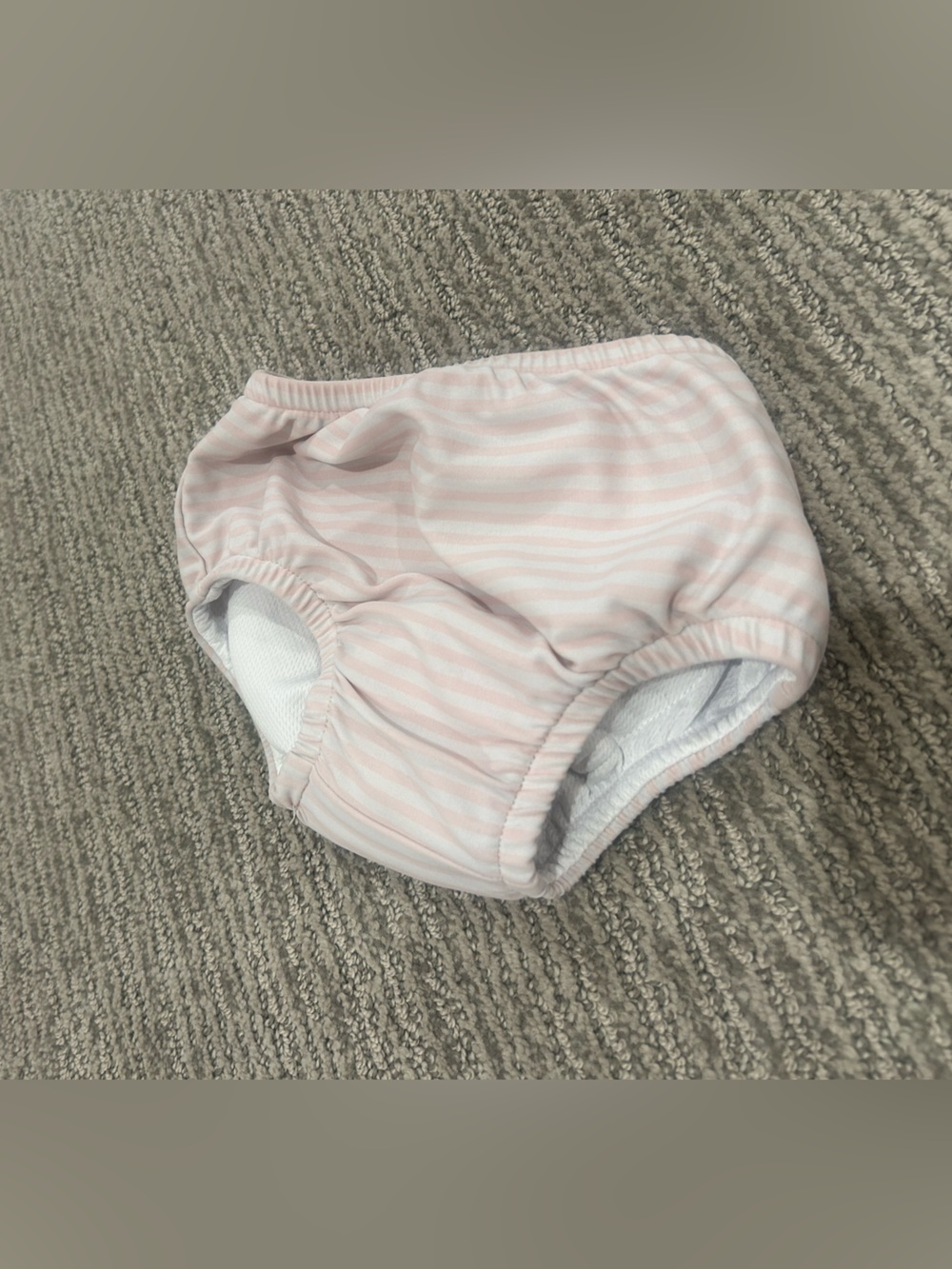 18-24 month Pink Striped Kids Swim Diaper Cover